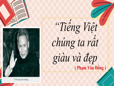 Bài giảng Ngữ văn 8 (Kết nối tri thức) - Bài 2, phần tiếng Việt: Trường từ vựng