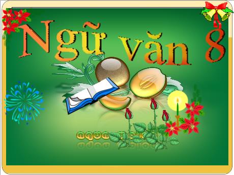 Bài giảng Ngữ văn 8 - Tiết 18: Từ ngữ địa phương và biệt ngữ xã hội
