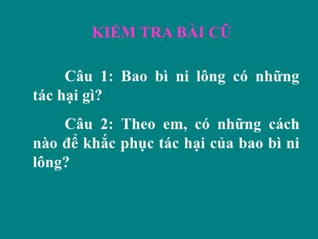Bài giảng Ngữ văn 8 - Tiết 46, Bài 12: Ôn dịch, thuốc lá