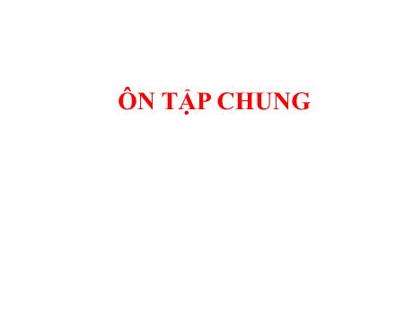 Bài giảng Vật lí 8 (Kết nối tri thức) - Ôn tập tháng 7: Ôn tập chung