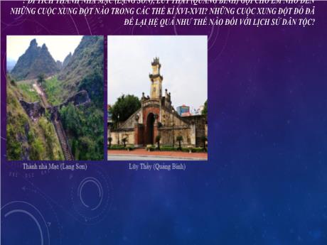 Bài giảng Lịch sử Lớp 8 (Cánh diều) - Chương 3 - Bài 5: Cuộc xung đột Nam, Bắc triều và Trịnh Nguyễn - Năm học 2023-2024 - Nguyễn Thị Huyền