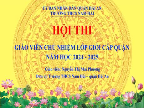 Slide Powerpoint Ngày hội quảng bá du lịch Hải Phòng - Năm học 2024-2025 - Nguyễn Thị Mai Phương